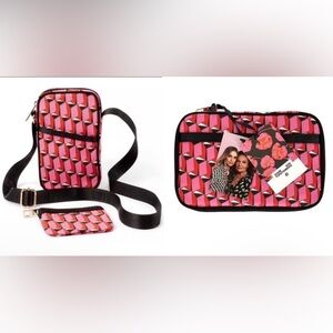 DVF-Target Collab Crossbody w/Wallet and Makeup Bag- Matching Set- SOLD OUT